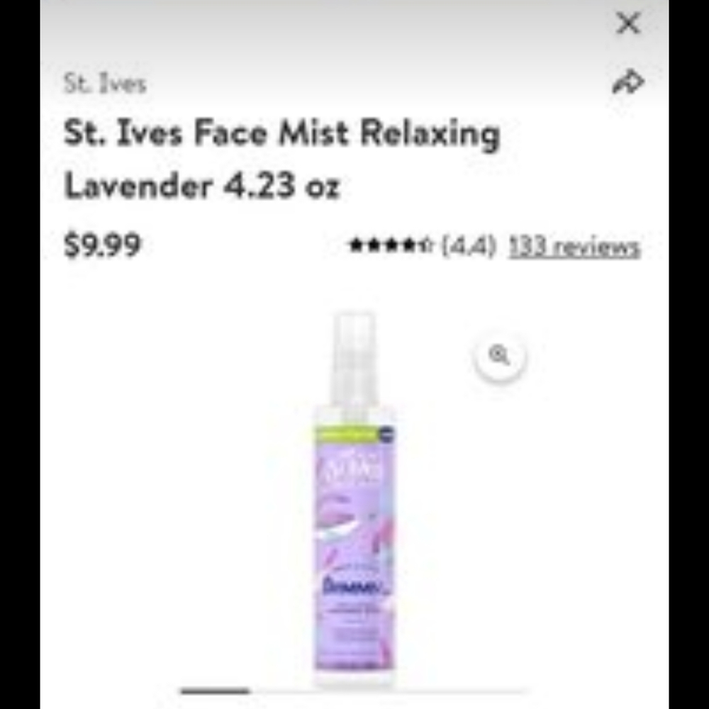 Brand New St Ives Facial Mist